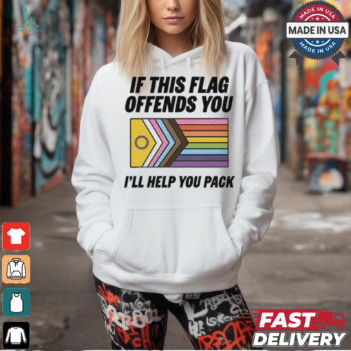 The Little Boy If This Flag Offends You I’ll Help You Pack shirt