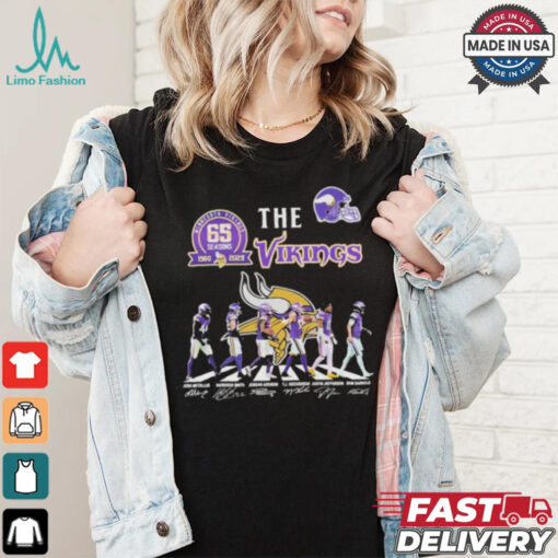 The Minnesota Vikings 65 Seasons 1960 2025 Signature Unisex T Shirt
