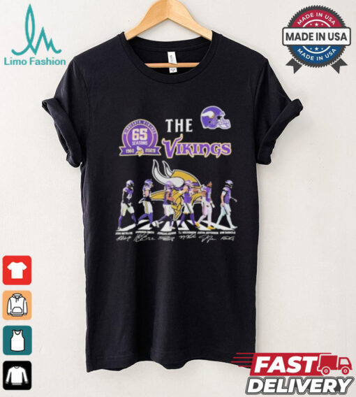 The Minnesota Vikings 65 Seasons 1960 2025 Signature Unisex T Shirt