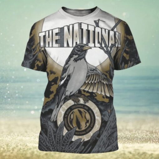 The National Gig Poster For Columbia MD At Merriweather Post Pavilion On September 16 2024 All Over Print Shirt