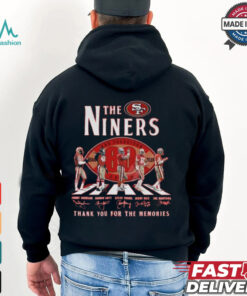 The Niners Abbey Road 80 Years Of 1944 2024 Thank You For The Memories Signatures Shirt