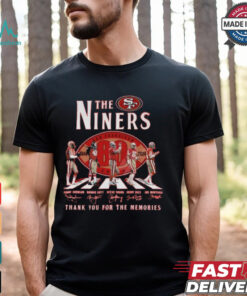The Niners Abbey Road 80 Years Of 1944 2024 Thank You For The Memories Signatures Shirt