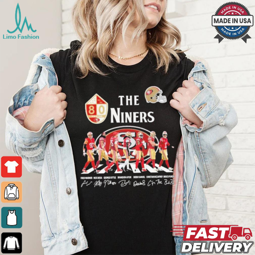 The Niners Team Player Abbey Read Signature Shirt The Niners Team Player Abbey Read Signature Shirt
