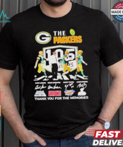 The Packers 105 Years Thank You For The Memories Women Shirt