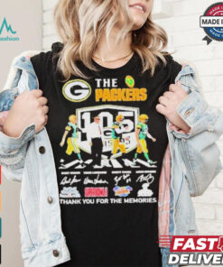 The Packers 105 Years Thank You For The Memories Women Shirt
