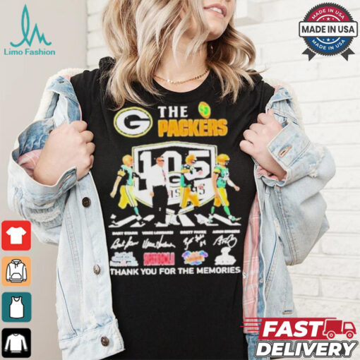 The Packers 105 Years Thank You For The Memories Women Shirt