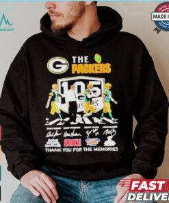 The Packers 105 Years Thank You For The Memories Women Shirt