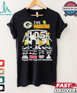 The Packers 105 Years Thank You For The Memories Women Shirt