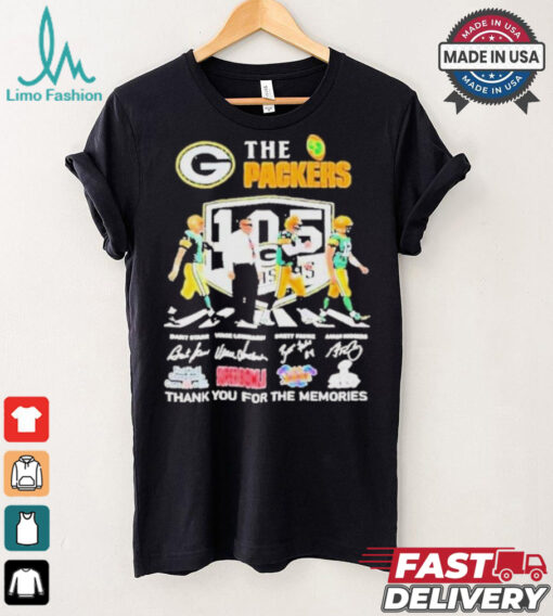 The Packers 105 Years Thank You For The Memories Women Shirt