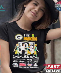 The Packers 105 Years Thank You For The Memories Women Shirt