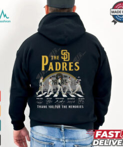 The Padres 55 Years Of 1969 2024 San Diego Padres Thank You For The Memories T Shirt