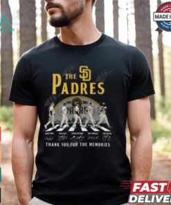 The Padres 55 Years Of 1969 2024 San Diego Padres Thank You For The Memories T Shirt