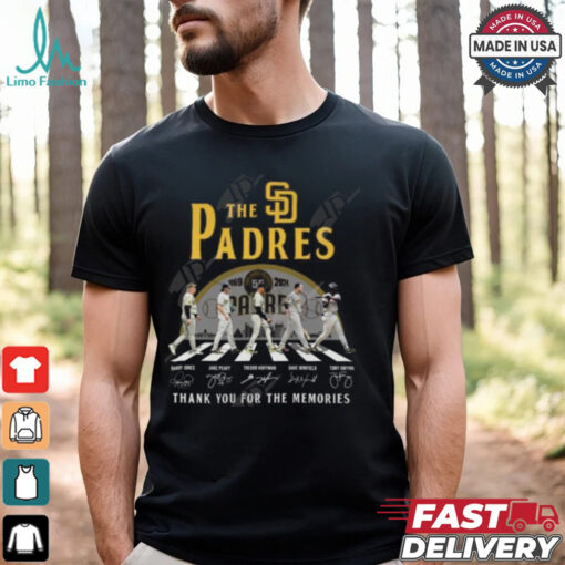 The Padres 55 Years Of 1969 2024 San Diego Padres Thank You For The Memories T Shirt