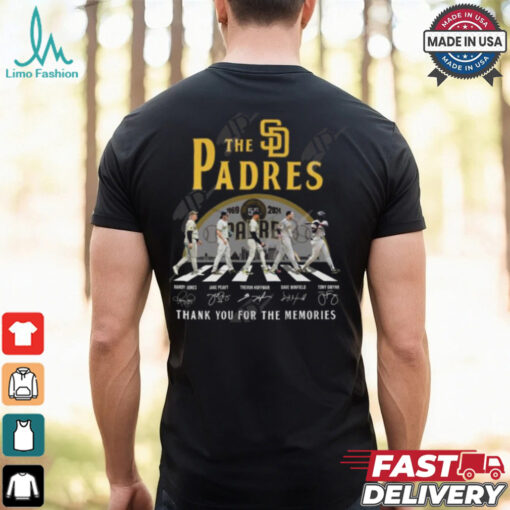 The Padres 55 Years Of 1969 2024 San Diego Padres Thank You For The Memories T Shirt