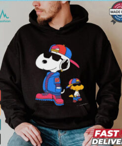 The Peanuts Snoopy And Woodstock 2 Cool Snoopy 8 30 Drop T shirt