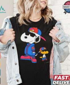 The Peanuts Snoopy And Woodstock 2 Cool Snoopy 8 30 Drop T shirt