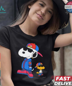 The Peanuts Snoopy And Woodstock 2 Cool Snoopy 8 30 Drop T shirt