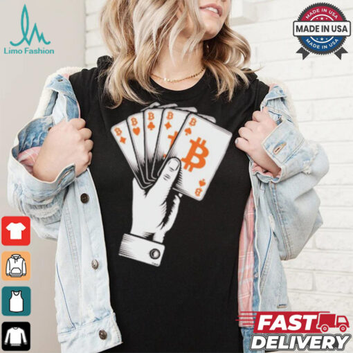 The Perfect Bitcoin Poker Hand T Shirt