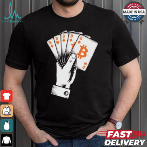 The Perfect Bitcoin Poker Hand T Shirt