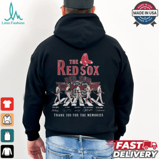 The Red Sox 123 Years Of 1901 2024 Thank You For The Memories Signatures Shirt