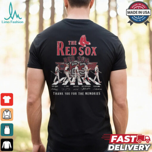 The Red Sox 123 Years Of 1901 2024 Thank You For The Memories Signatures Shirt