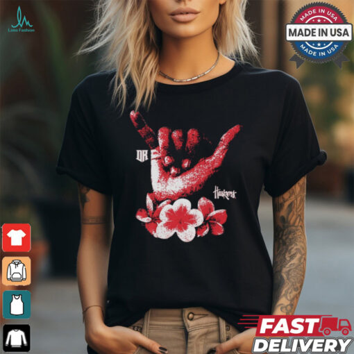 The Shaka Dylan Raiola Nebraska Cornhuskers Hand Graphic t shirt