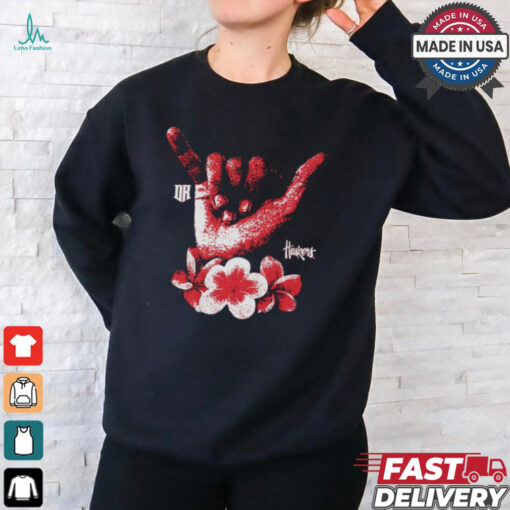 The Shaka Dylan Raiola Nebraska Cornhuskers Hand Graphic t shirt