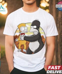 The Simpsons why you little kong cartoon shirt