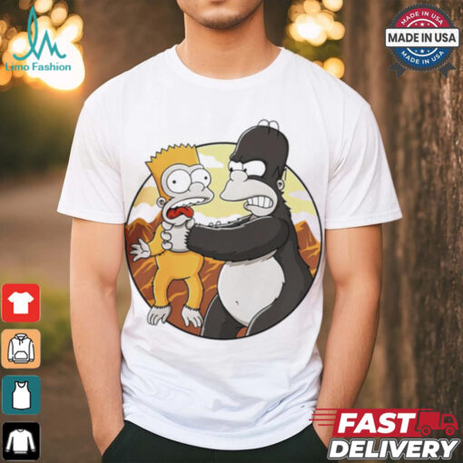 The Simpsons why you little kong cartoon shirt