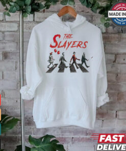 The Slayers horror characters Abbey Road Halloween shirt