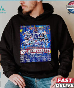 The Tennessee Titans 65th anniversary 1959 2024 signatures shirt