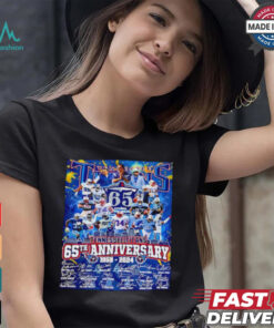 The Tennessee Titans 65th anniversary 1959 2024 signatures shirt