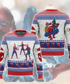 The Three Spider Man Ugly Sweater