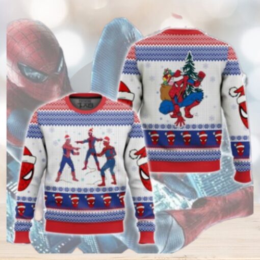 The Three Spider Man Ugly Sweater