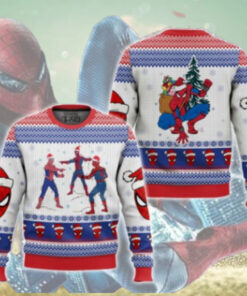 The Three Spider Man Ugly Sweater