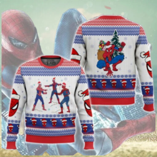 The Three Spider Man Ugly Sweater