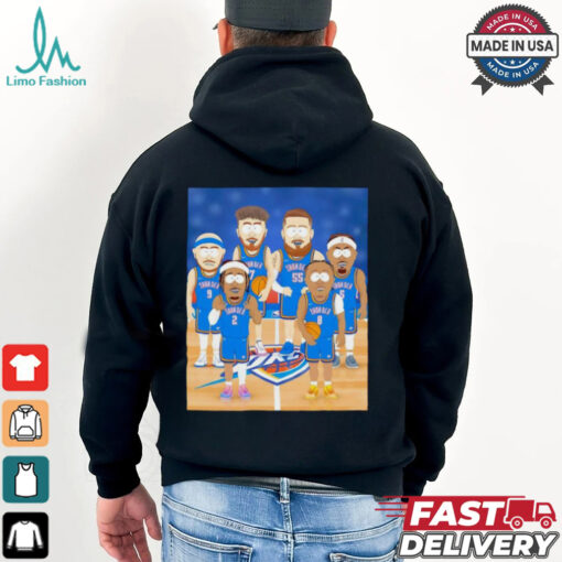 The Thunders top 6 X South Park characters shirt