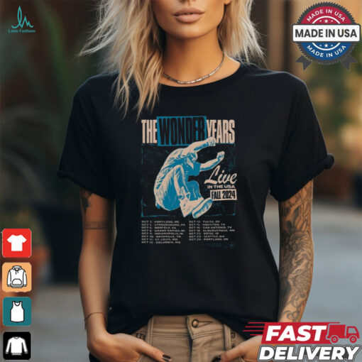 The Wonder Years Fall Tour October 2024 shirt