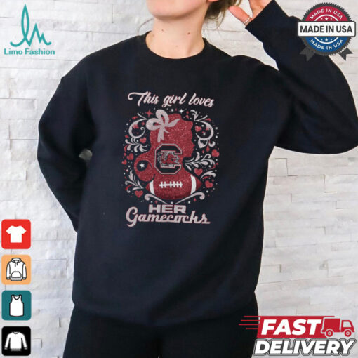 This girl loves her gamecocks shirt