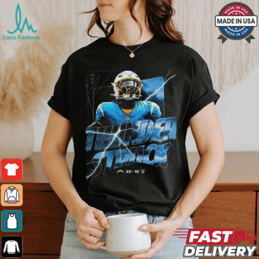 Thunder Struck Los Angeles Chargers Win 22 10 Las Vegas Raider 2024 NFL Game shirt