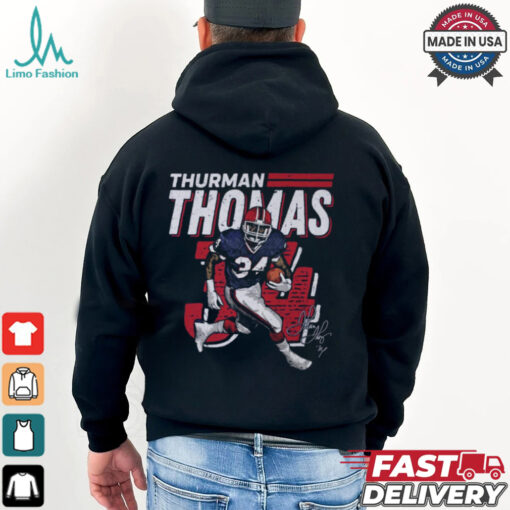 Thurman Thomas Buffalo Bills NFL Dash Signature t shirt