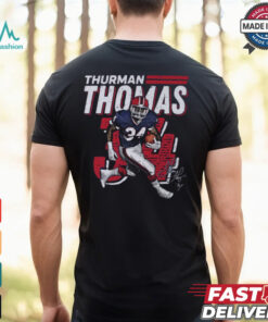 Thurman Thomas Buffalo Bills NFL Dash Signature t shirt