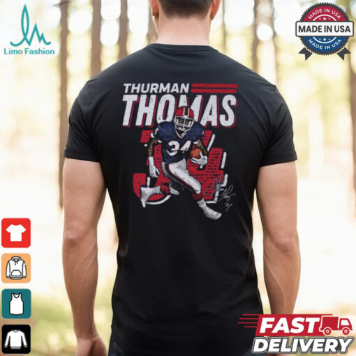 Thurman Thomas Buffalo Bills NFL Dash Signature t shirt
