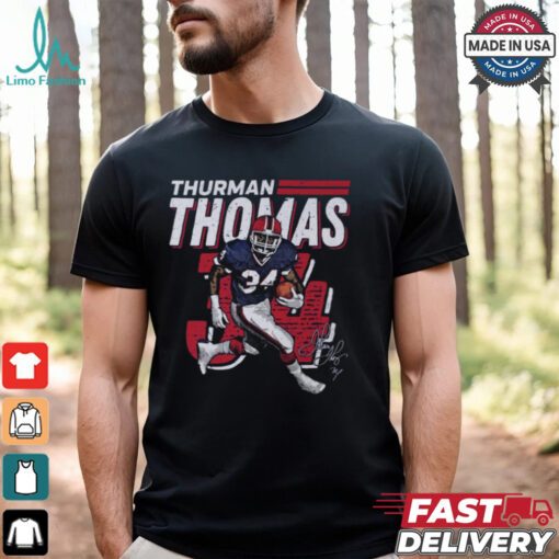Thurman Thomas Buffalo Bills NFL Dash Signature t shirt