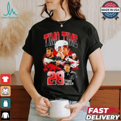 Timo Meier New Jersey Devils Timo Time signature shirt