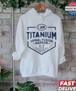 Titanium Spinal Fusion Warrior Spine Surgery Shirt