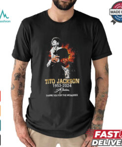 Tito Jackson 1953 2024 Thank You For The Memories T shirt
