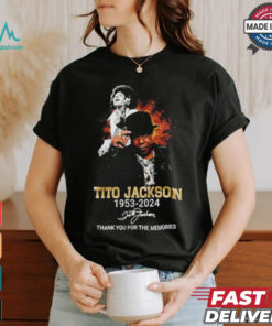 Tito Jackson 1953 2024 Thank You For The Memories T shirt