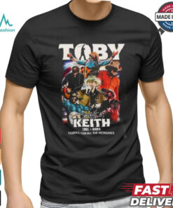 Toby Keith 1961 2024 RIP Cowboy Thank You For All The Memories 3D Shirt