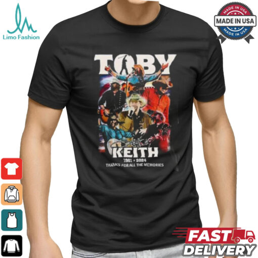 Toby Keith 1961 2024 RIP Cowboy Thank You For All The Memories 3D Shirt